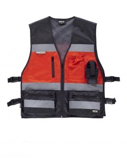 Workteam 100 Gilet in tessuto Oxford regolabile neutro o personalizzato