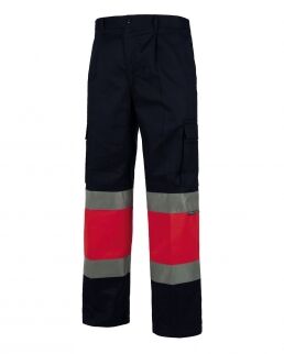 Workteam 100 Pantalone Combinato Alta Visibilità neutro o personalizzato