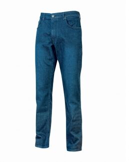 U-Power 100 Pantalone Romeo jeans da lavoro in tessuto elasticizzato neutro o personalizzato