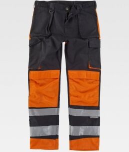 Workteam 100 Pantalone combinato triple cuciture neutro o personalizzato