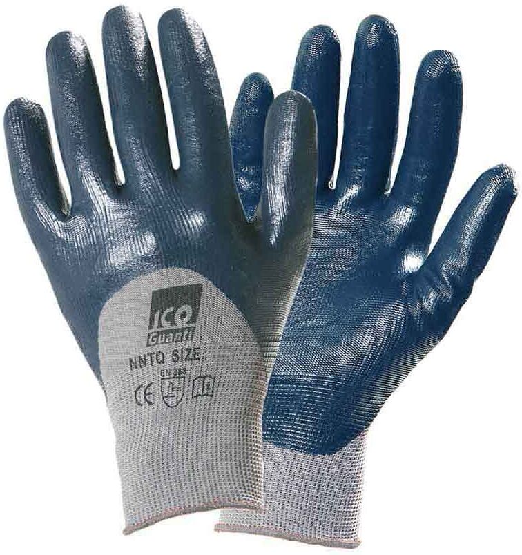 1 Paio Guanti Da Lavoro Riutilizzabili In Nylon Icoguanti Nylon Nt 3/4 Xxl 10