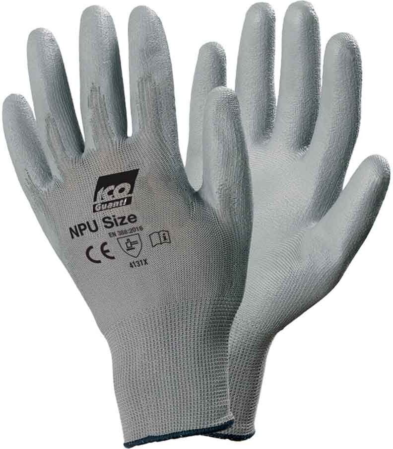 1 Paio Guanti Da Lavoro Riutilizzabili In Nylon Icoguanti Nylon Pu L 8