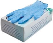 ratioform Guanti monouso, nitrile, extra resist., morbidi, taglia L, dispenser da 100 pz