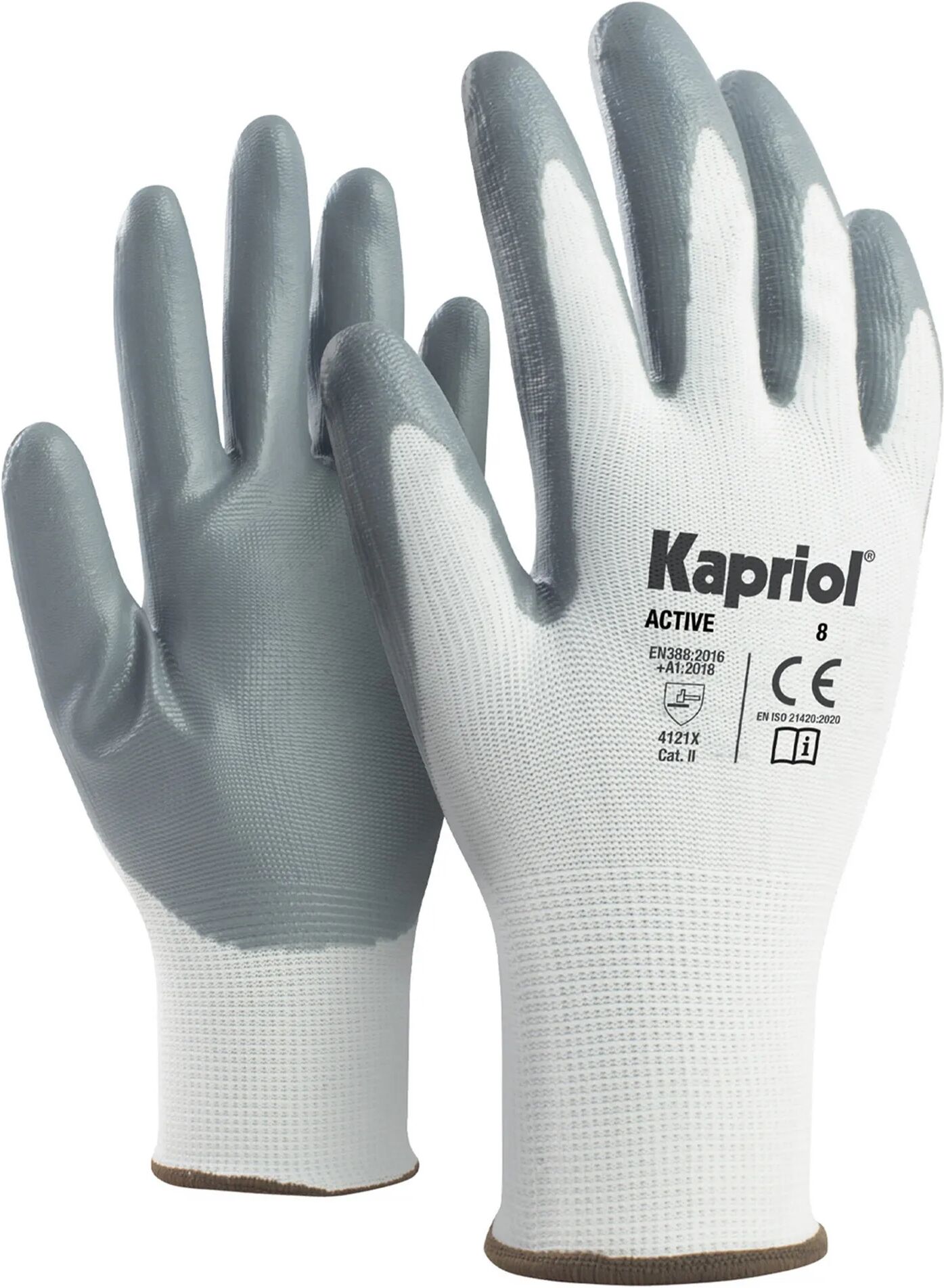 Wkn 12 GUANTI ACTIVE FILO NYLON TAGLIA 10 PALMO IN NITRILE MANUTENZIONE GENERICA