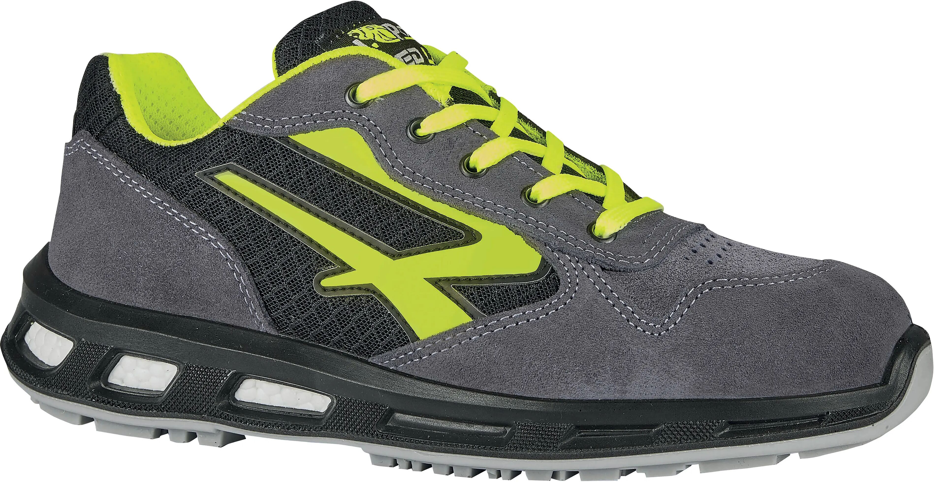 U-power SCARPA ANTINFORTUNISTICA 36  YELLOW BASSA CLASSE S1-P SRC ESD NERA GIALLA