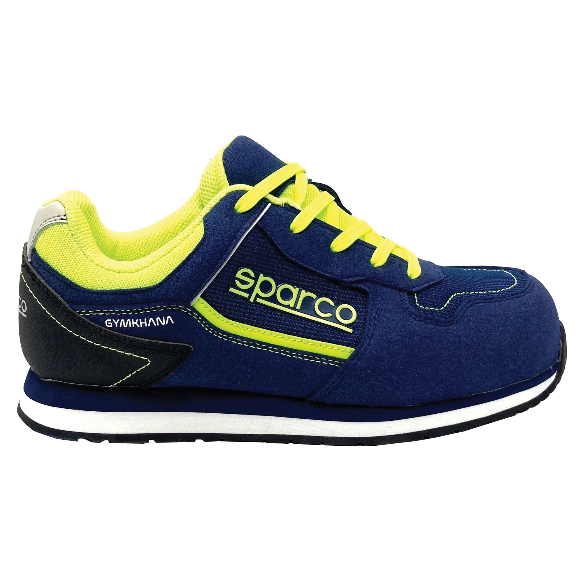 Sparco SCARPA ANTINFORTUNISTICA 40  GYMKHANA BASSA CLASSE S1P SRC BLU E GIALLA METAL FREE