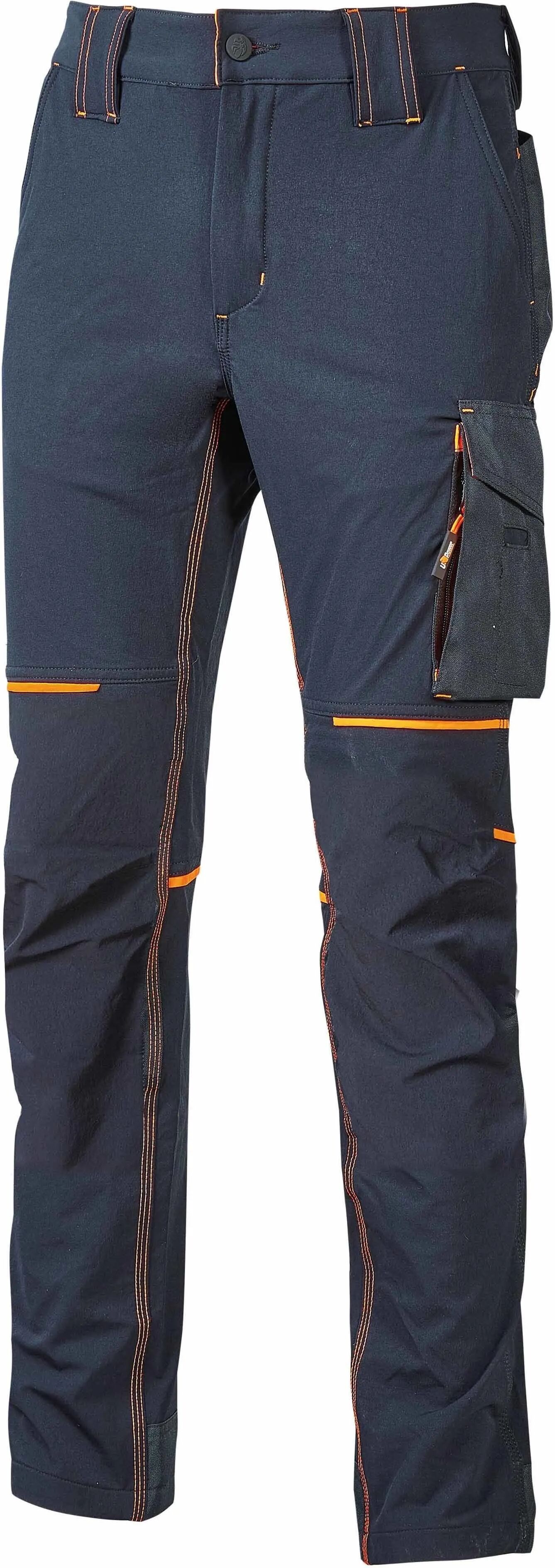 U-power PANTALONE WORLD  TAGLIA L COLORE BLU IN TESSUTO STRECH 140 g SLIM FIT