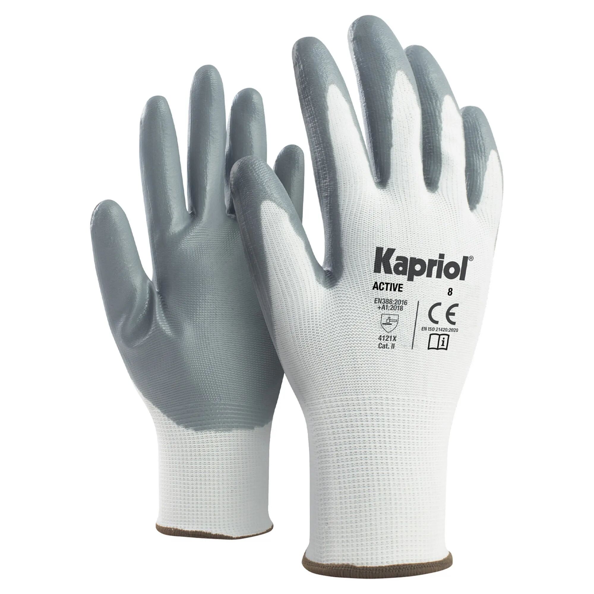 Wkn 12 GUANTI ACTIVE FILO NYLON TAGLIA 9 PALMO IN NITRILE MANUTENZIONE GENERICA