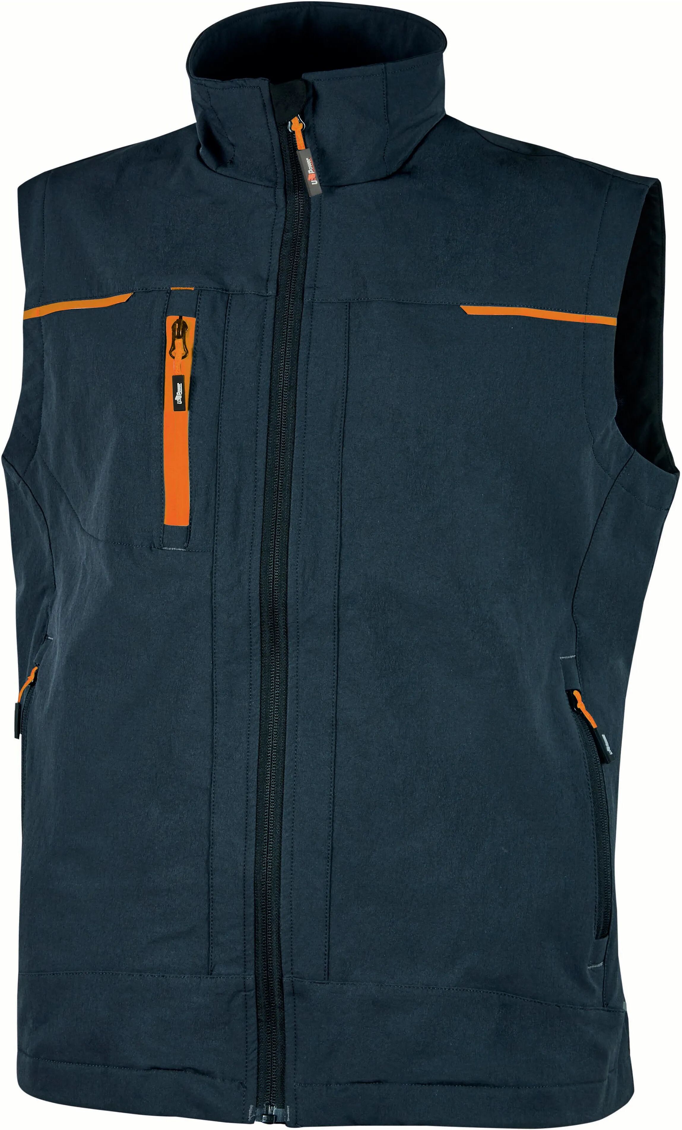 U-power GILET SATURN  IDROREPELLENTE TAGLIA L COLORE DEEP BLU TESSUTO STRETCH