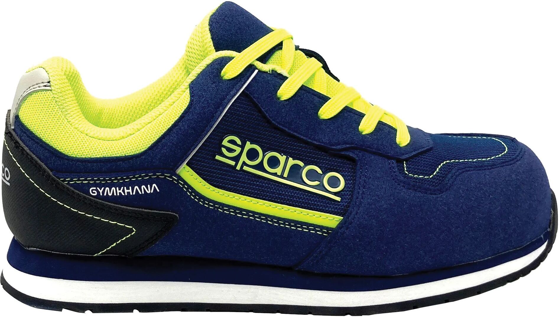 Sparco SCARPA ANTINFORTUNISTICA 41  GYMKHANA BASSA CLASSE S1P SRC BLU E GIALLA METAL FREE