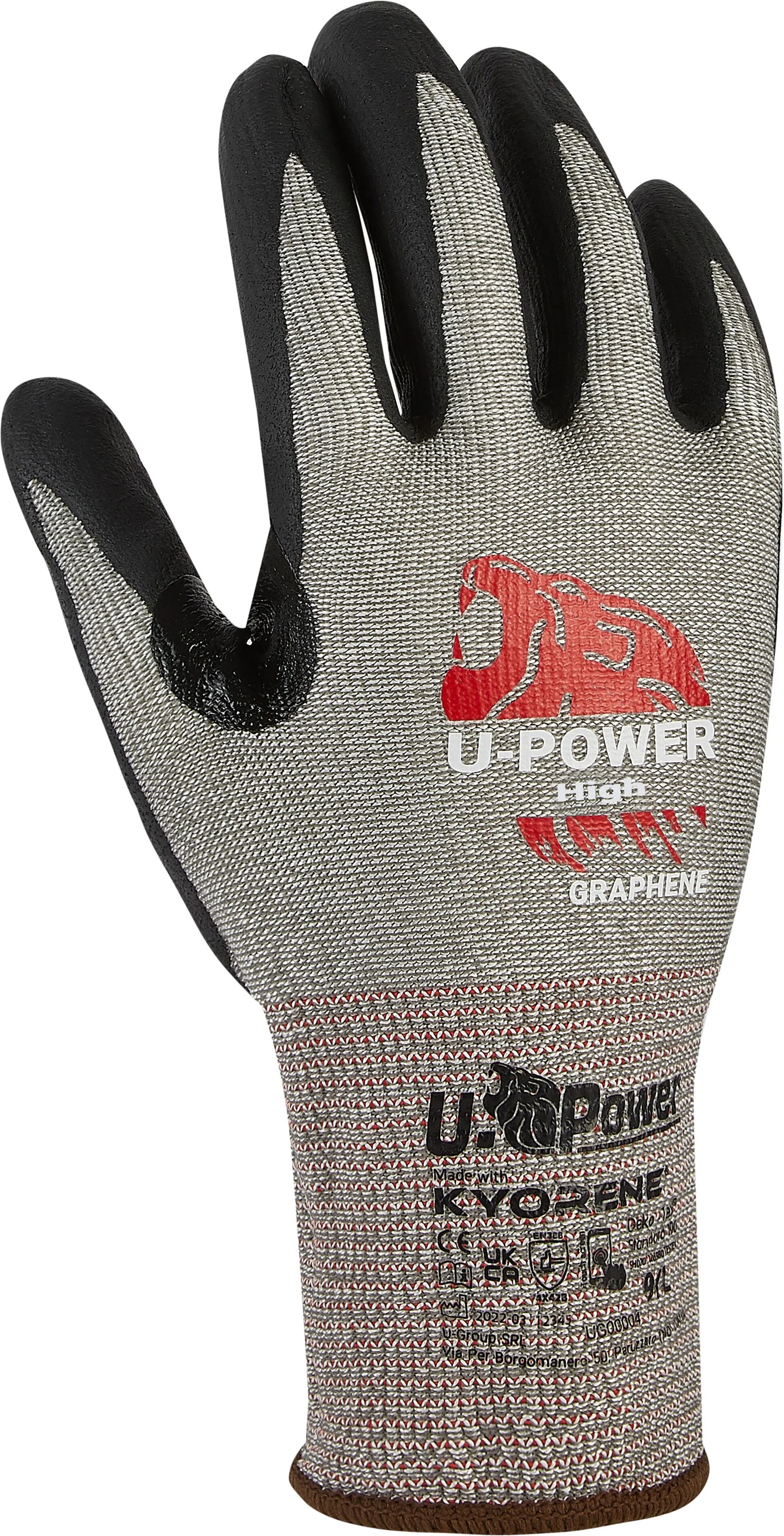 U-power GUANTO UPOWER HIGH NYLON TAGLIA 9 PALMO SCHIUMA NITRILE ANTITAGLIO B TS MANUTENZIONE GENERICA