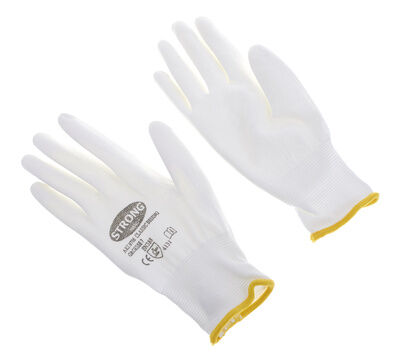 Thomann Nylon gloves white size 7