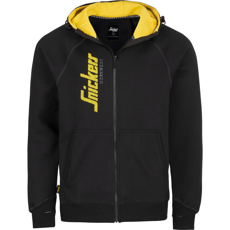 Snickers Workwear Snickers hoodie met rits 2888 M zwart