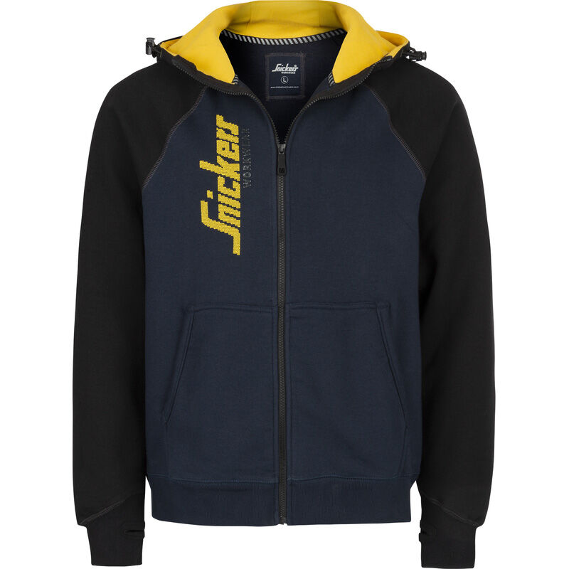 Snickers Workwear Snickers hoodie met rits 2888 M donker blauw