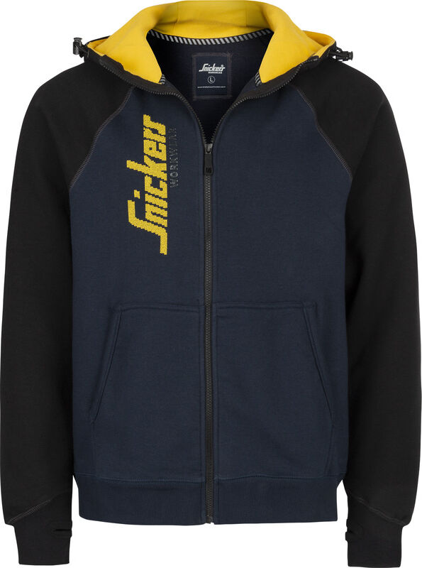 Snickers Workwear Snickers hoodie met rits 2888 L donker blauw