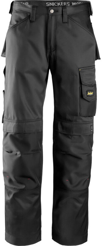 Snickers Workwear Snickers DuraTwill werkbroek met kniezakken Loose fit 3312 48 zwart