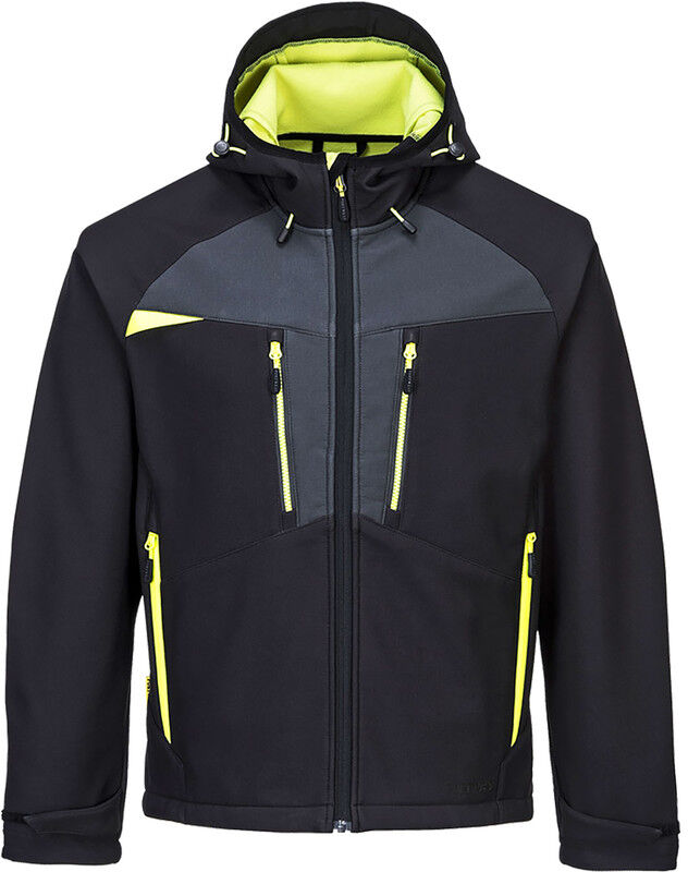 Portwest DX4 softshell jack M zwart