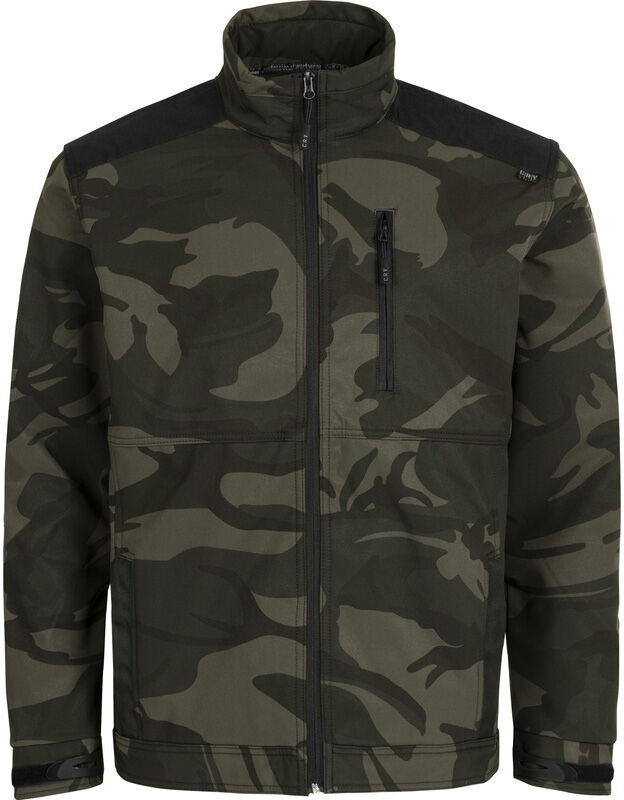 Cerva softshell jack camouflage XXL groen