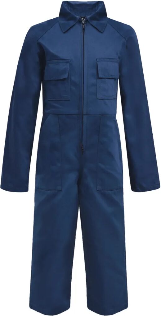 vidaXL Kinderoverall met mouwen maat 98/104 blauw