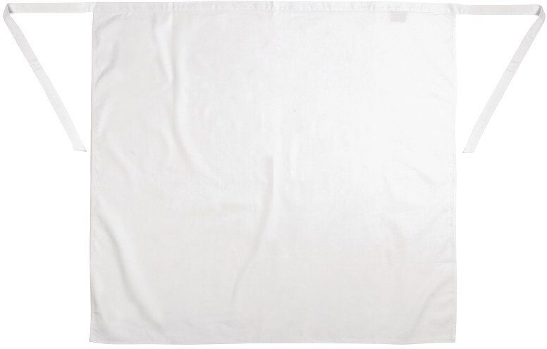 Whites Chefs Clothing Sloof Whites Chefs Clothing, standaard, wit, lang, zonder zak, poly/ktn, 75x90cm