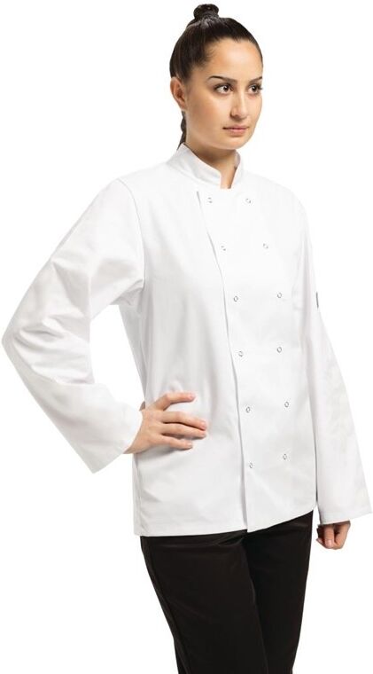 Whites Chefs Clothing Whites Vegas koksbuis lange mouw wit S, Borstomvang: 92-97cm