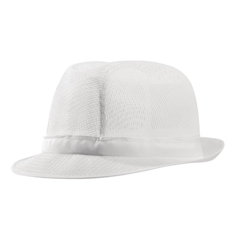 HVS-Select Trilby hoed met haarnetje wit L, 58cm