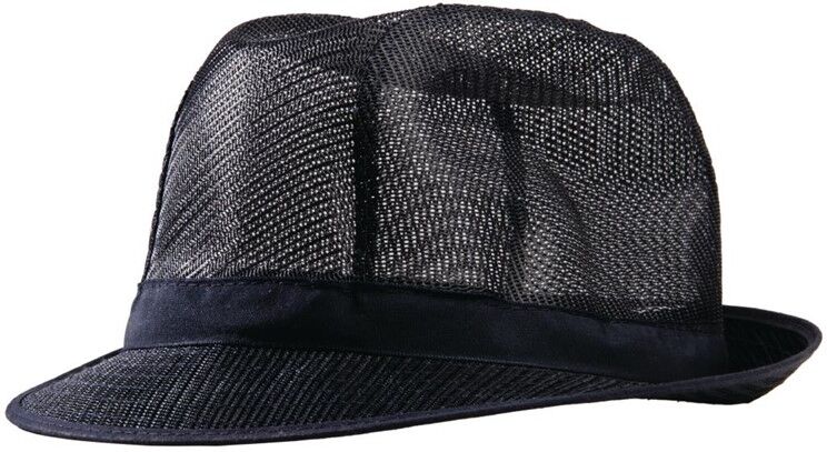 HVS-Select Trilby hoed met haarnetje blauw L, 58cm