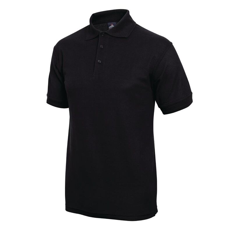 HVS-Select Unisex poloshirt zwart S