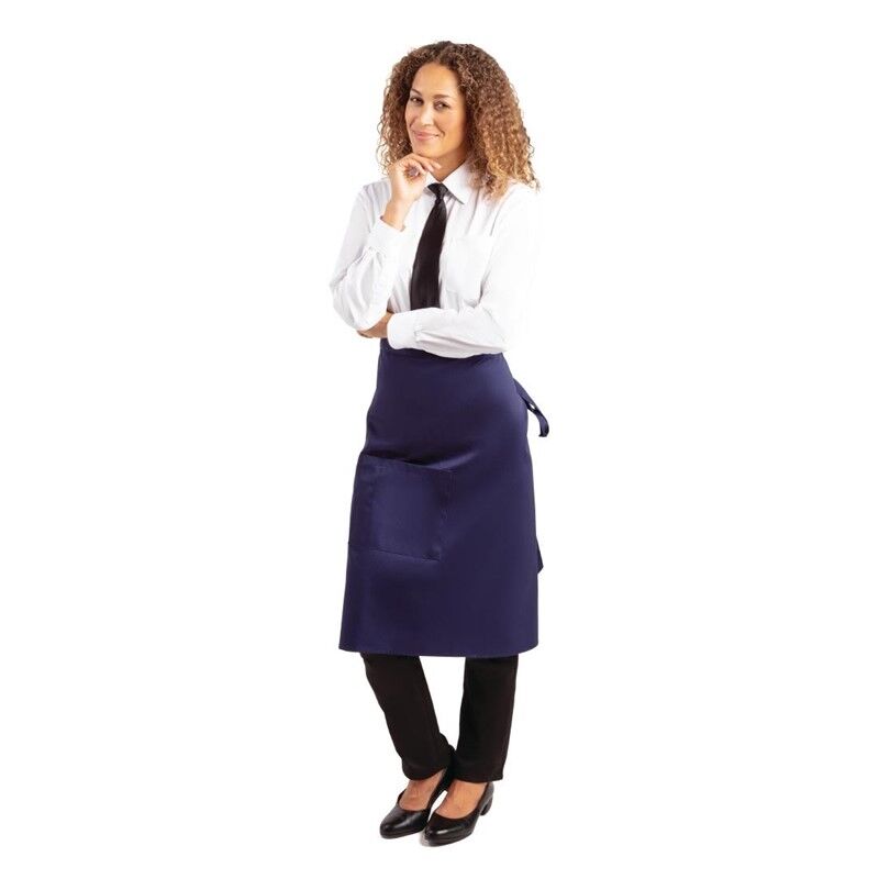 Whites Chefs Clothing Whites standaard sloof donkerblauw, 70(l) x 100(b)cm