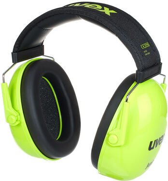 UVEX K Junior Ear Protector lime