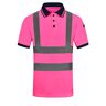 AYKRM Waarschuwing Polo T-Shirt Waarschuwingsshirt Waarschuwing Shirt Waarschuwing Werkkleding 7 kleuren, Roze korte mouwen, XL
