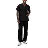 Adar Uniforms Medical Scrubs Medische werkkleding voor medische beroepskleding, zwart, XS
