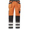 Snickers Workwear Snickers HV broek oranje Kl. 2 Gr. 148