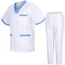 MISEMIYA , Uniseks uniformen, uniform set, medisch uniform met shirt en broek, uniformen voor gezondheidszorg, ref. 8178, S