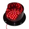 WXXSHGDW 200mm Zwart wit LED Verkeerslicht, Rood/Geel/Groen Verkeerslicht, PC-Behuizing Waterdicht IP65, Industrieel LED-Verkeersstoplicht, Dock Bay-Indicator (Color : Red 125mm, Size : DC24V)