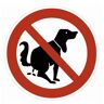 generic 5 Stickers van 20 cm   Stickers Dierlijke Uitwerpselen Hondenpoep Verboden Hier Geen Hondenpoep