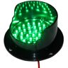 WXXSHGDW 200mm Zwart wit LED Verkeerslicht, Rood/Geel/Groen Verkeerslicht, PC-Behuizing Waterdicht IP65, Industrieel LED-Verkeersstoplicht, Dock Bay-Indicator (Color : Green 200mm, Size : DC24V)