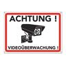 TK THERMALKING Aandacht videobewaking schild   waarschuwingsbord   waarschuwingsbord voor camerabewaking   videobewakingsplaatje   Dit gebied wordt videogecontroleerd (20x15 cm) (1 stk. Aandacht videobewaking)