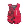 BAAFCL Zwemvest Zomer Draagbaar Volwassen Zwemvest Drijvend Vest Overstroming Bestrijding Overstroming Reddingswerk Reddingsvest, Verborgen Zak, Watersport Unisex Drijfhulpmiddela (Color : Red, Size