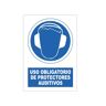 S21 Señalización SOR1010.G – verplicht bord voor gehoorbescherming, meerkleurig