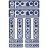 Sparco Kit 10 pegatinas blauw