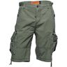 West Coast Choppers Caine Ripstop Cargo Shorts - Groen