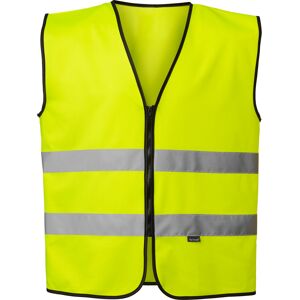 Top Swede 234 Vest, Fluoresant Orange, 1 Stk Fluoresant Yellow