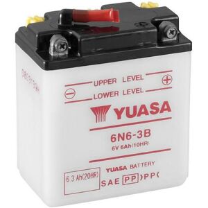 YUASA YUASA Konvensjonelt YUASA-batteri uten syrepakke - 6N6-3B Batteri uten syrepakke