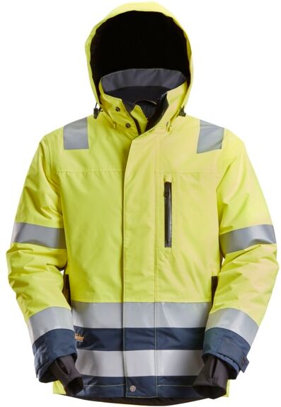 Snickers Workwear Vinterjakke 1132 Kl3 Gul/mblå Xl