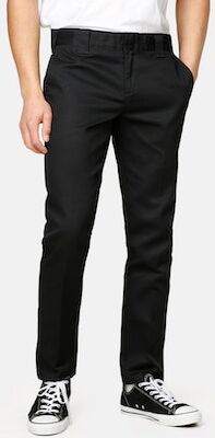 Dickies Chinos - 872 Slim Fit Work Pant Svart Male W34-L30