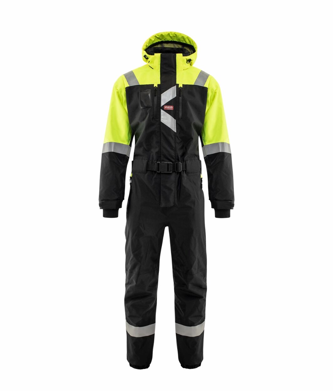 Northstore AQUAPRO KJELEDRESS SORT/FL. GUL XL AAPW