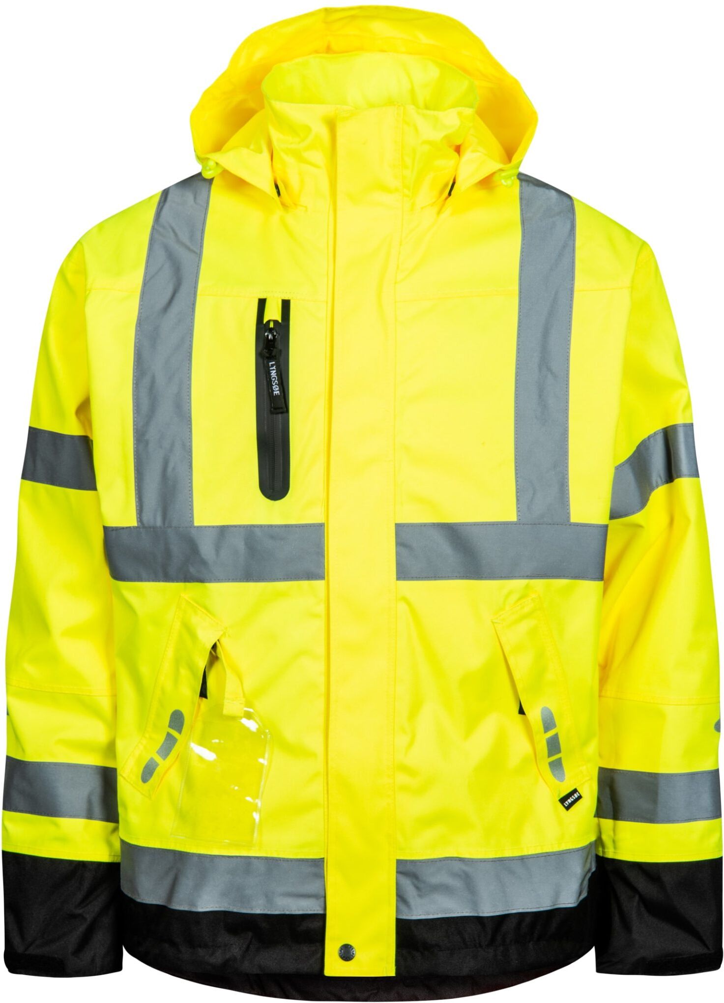 Northstore LYNGSØE RAINWEAR FOX9057 REGNJAKKE GUL STR 5XL POL/PU VIND OG VANDTÆT