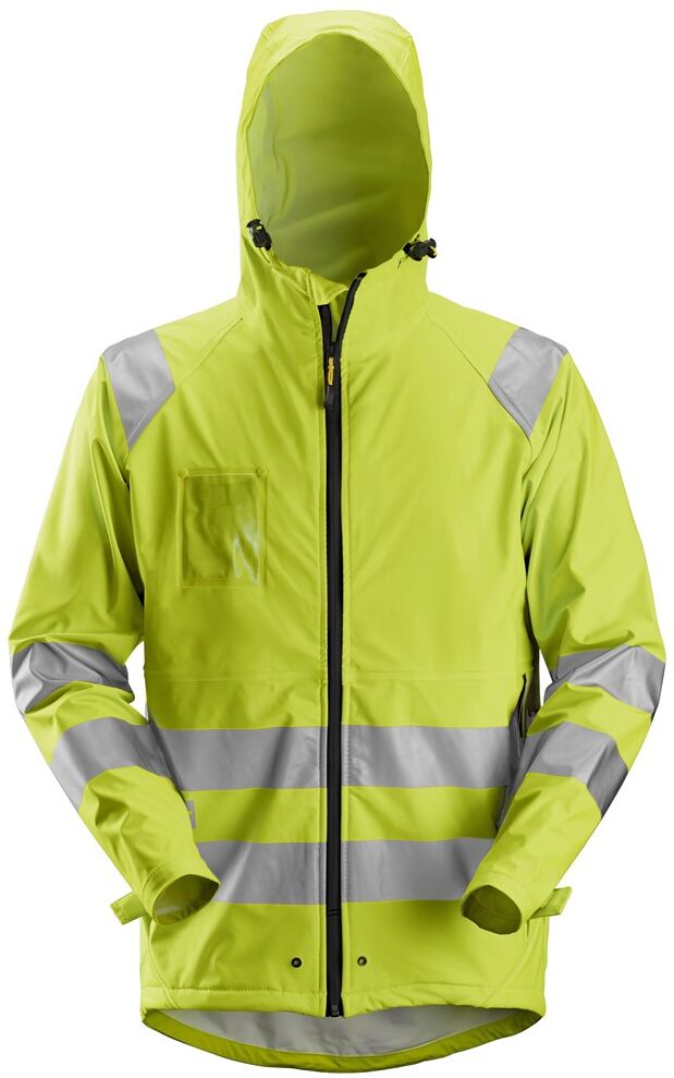 Northstore SNICKERS 8233 High-Vis PU-regnjakke, Klasse 3 GUL