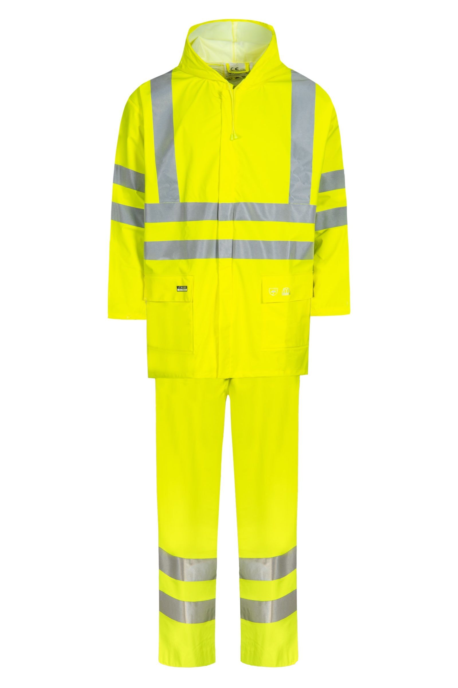 Northstore LYNGSØE RAINWEAR LR552 REGNSETT JAKKE OG BUSKE GUL/